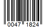 Barcode 00471824