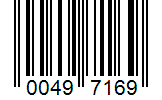 Barcode 00497169