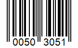 Barcode 00503051