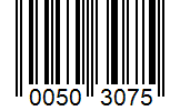 Barcode 00503075