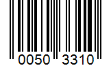 Barcode 00503310