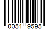 Barcode 00519595