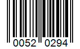 Barcode 00520294