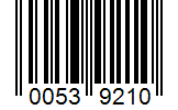 Barcode 00539210