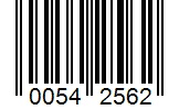 Barcode 00542562