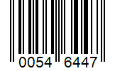 Barcode 00546447