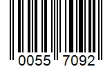 Barcode 00557092