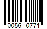 Barcode 00560771