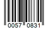 Barcode 00570831