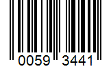 Barcode 00593441