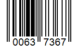 Barcode 00637367