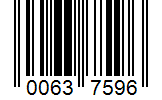 Barcode 00637596