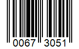 Barcode 00673051