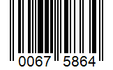 Barcode 00675864