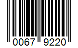 Barcode 00679220