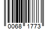 Barcode 00681773