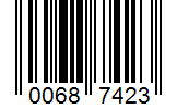 Barcode 00687423
