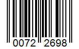 Barcode 00722698