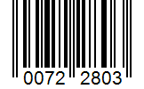 Barcode 00722803