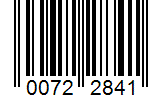 Barcode 00722841