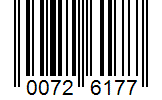 Barcode 00726177