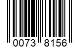 Barcode 00738156