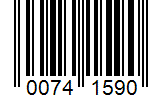 Barcode 00741590