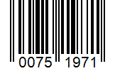 Barcode 00751971
