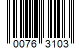 Barcode 00763103