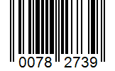 Barcode 00782739