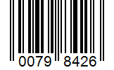 Barcode 00798426