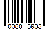 Barcode 00805933