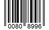 Barcode 00808996