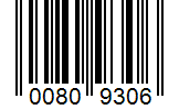 Barcode 00809306