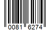 Barcode 00816274