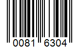 Barcode 00816304