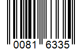 Barcode 00816335