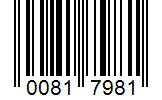 Barcode 00817981