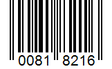Barcode 00818216