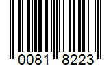 Barcode 00818223