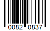 Barcode 00820837