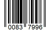 Barcode 00837996