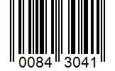Barcode 00843041