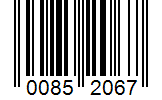 Barcode 00852067
