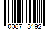 Barcode 00873192
