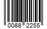 Barcode 00882255