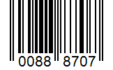 Barcode 00888707