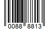 Barcode 00888813