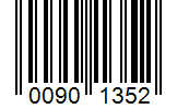 Barcode 00901352