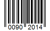 Barcode 00902014